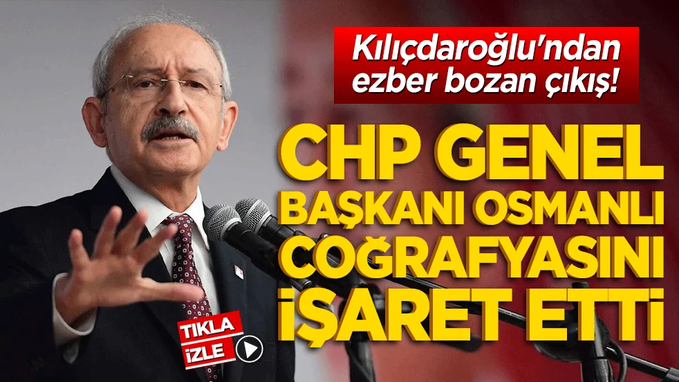 Kılı&ccedil;daroğlu'ndan ezber bozan &ccedil;ıkış