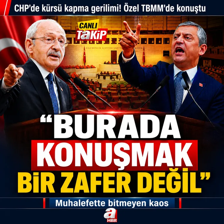 CHP'de k&uuml;rs&uuml; kapma gerilimi