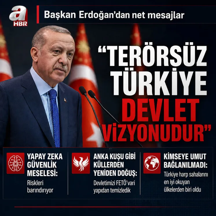 Başkan Erdoğan'dan net mesaj