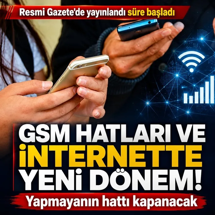 Cep telefonu hatları ve internet aboneliklerinde yeni d&ouml;nem