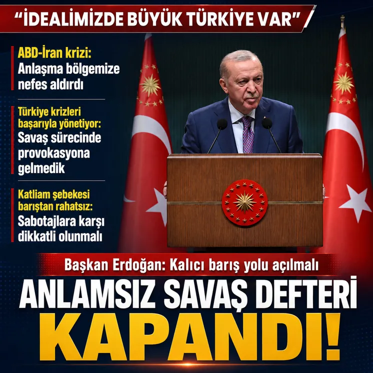 Başkan Erdoğan'dan ABD-İran mesajı