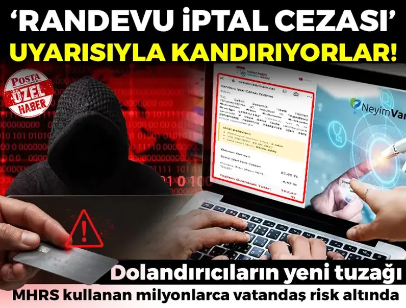 Randevu iptal cezası diyerek dolandırıyorlar