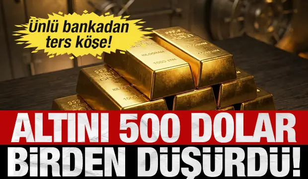 Altını 500 dolar birden d&uuml;ş&uuml;rd&uuml;: Yatırımcısına ters k&ouml;şe