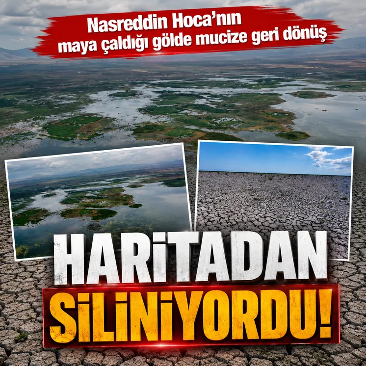 Nasreddin Hoca&rsquo;nın maya &ccedil;aldığı g&ouml;lde