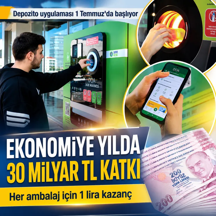 Depozito uygulaması 1 Temmuz'da başlıyor