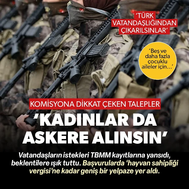 Vatandaşlardan TBMM'ye dilekçe