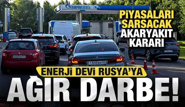 Enerji devi Rusya'ya ağır darbe