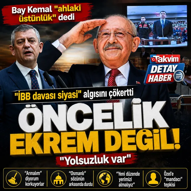 Önceliğimiz İmamoğlu değil ahlaki üstünlük mesajı