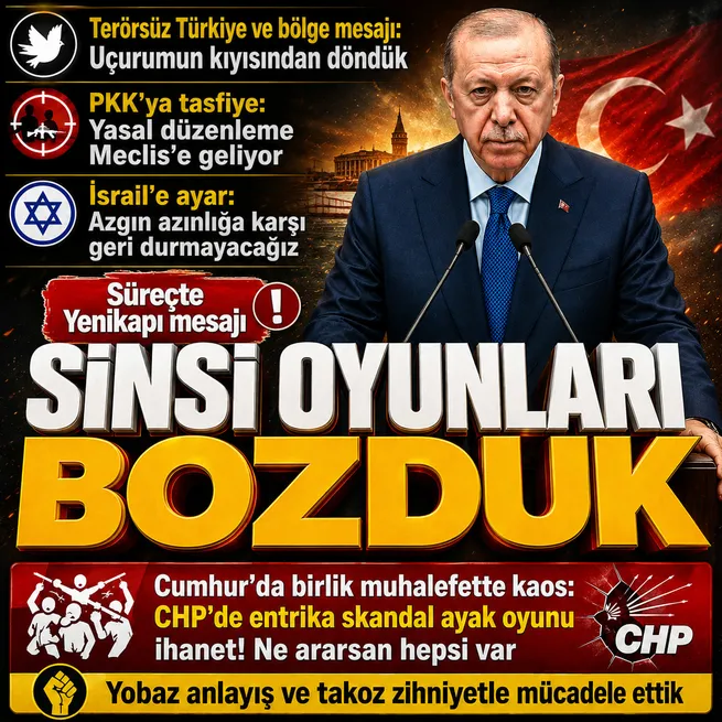 Başkan Erdoğan'dan Terörsüz Türkiye ve bölge mesajı