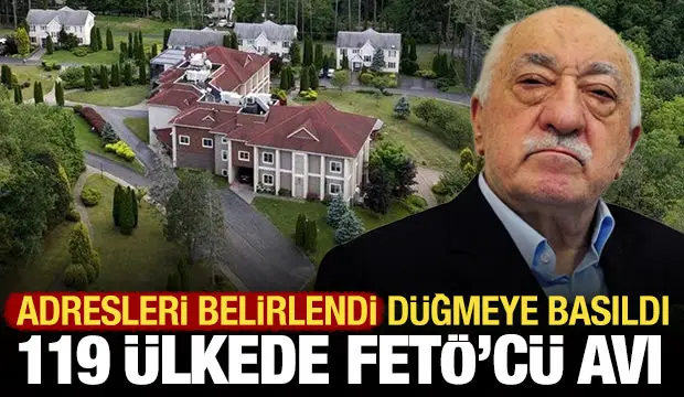 119 ülkede FETÖ'cü avı