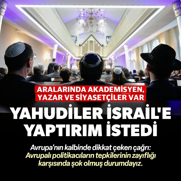 Belçika'da bir grup Yahudi
