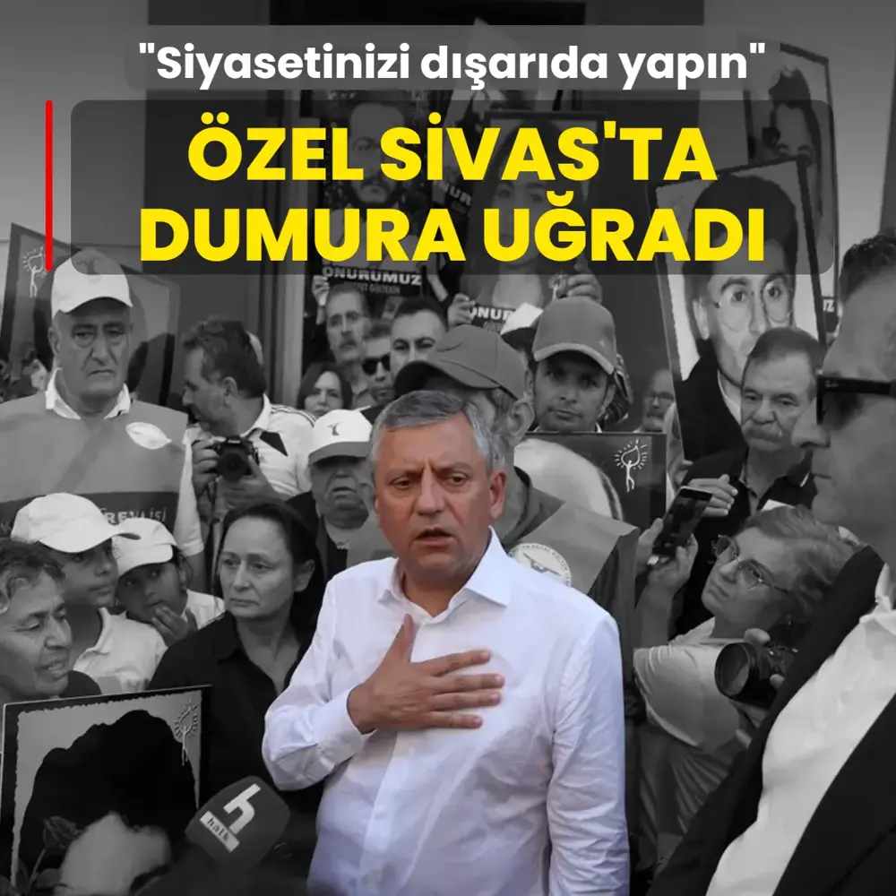 Özgür Özel'e sinirlenen bir vatandaş