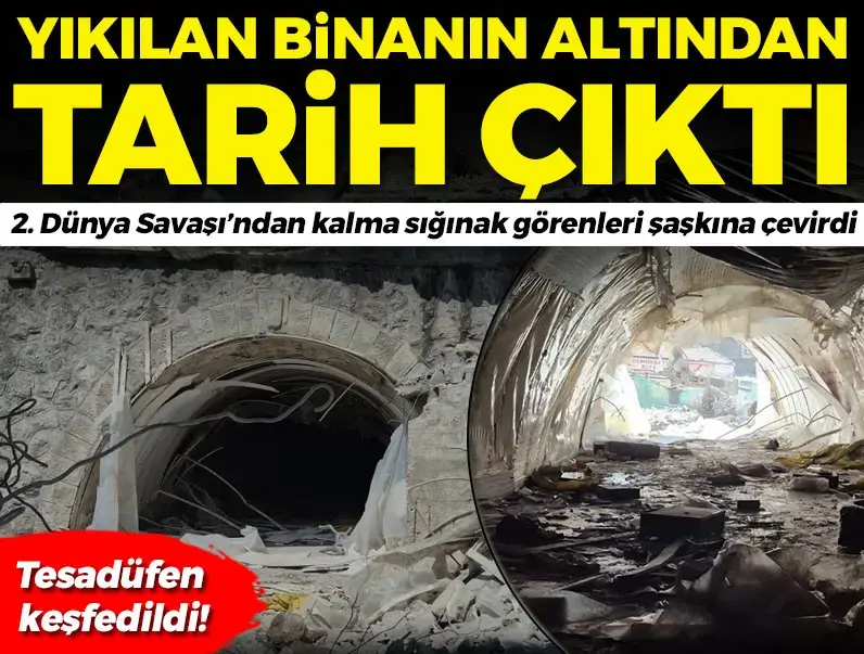Zonguldak'ta yıkımı süren Vakıflar İş Hanı'nın altında