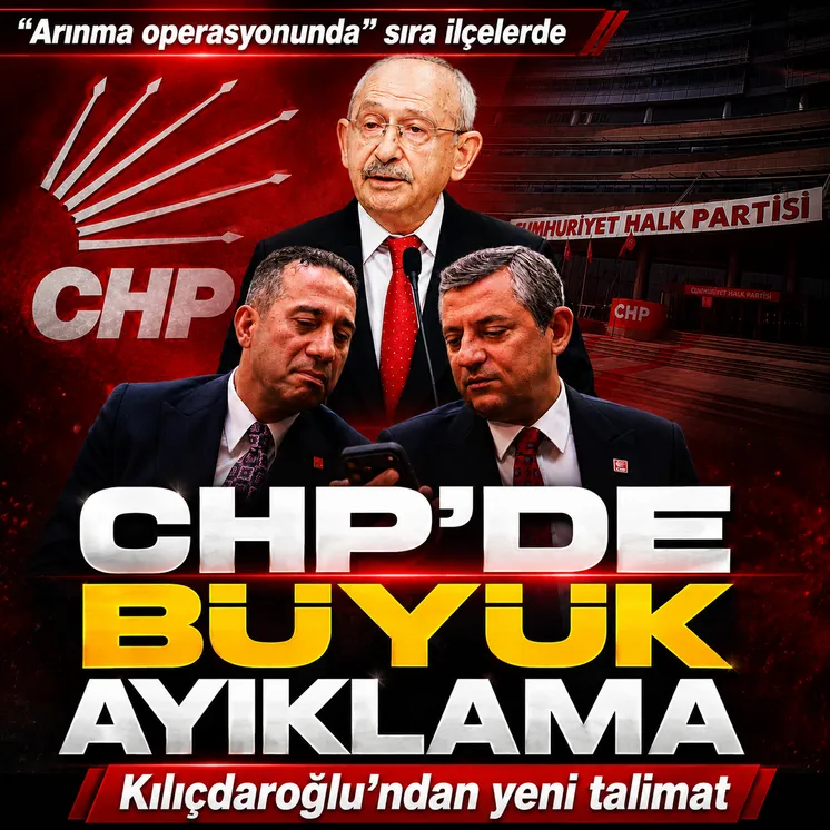 CHP'de arınma ilçelere uzandı