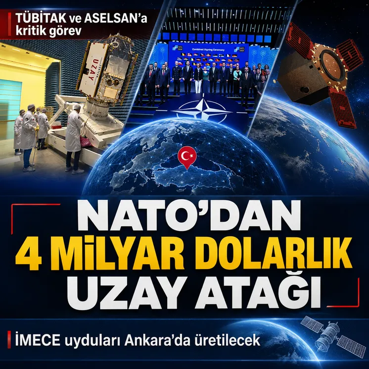 NATO'dan 4 milyar dolarlık uzay atağı