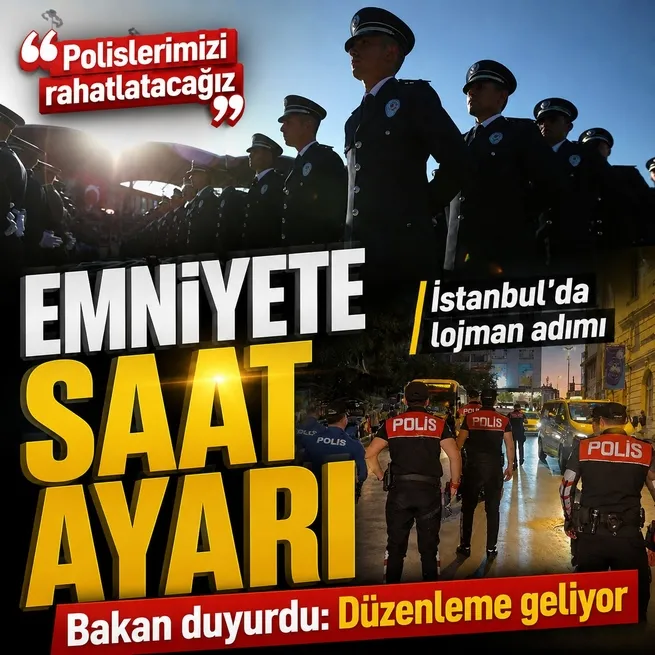 Polise mesai düzenlemesi