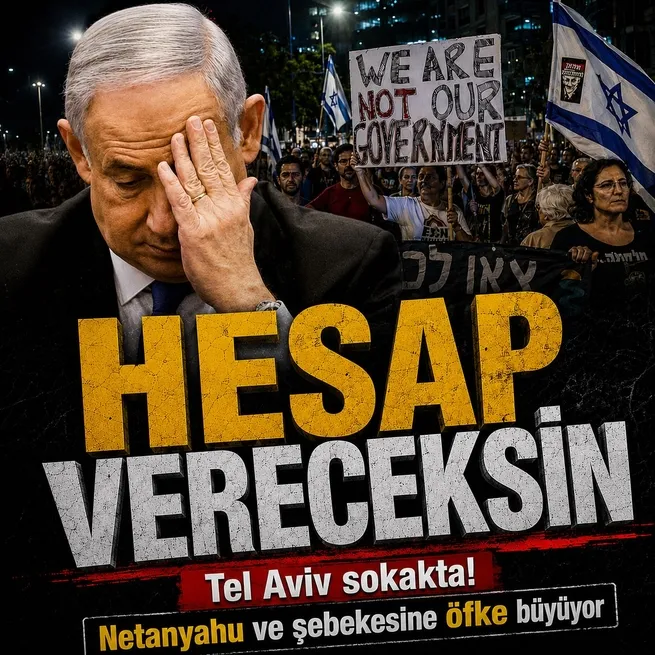 Netanyahu hükümetine öfke büyüyor