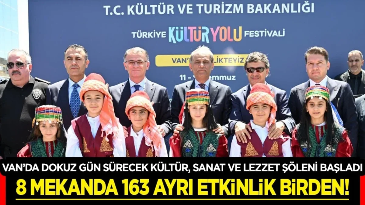 Van'da dokuz gün sürecek kültür, sanat ve lezzet şöleni başladı