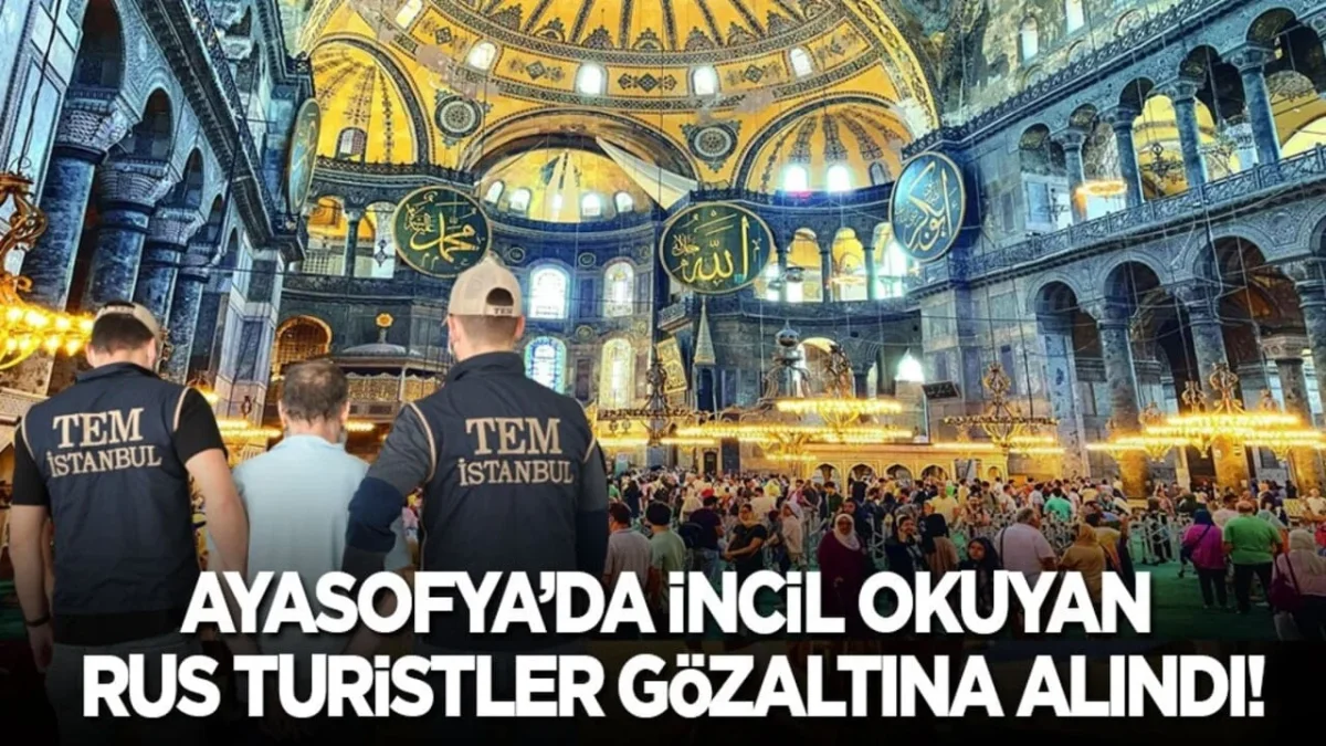 İstanbul'da tatil için bulunan Rus turist çift