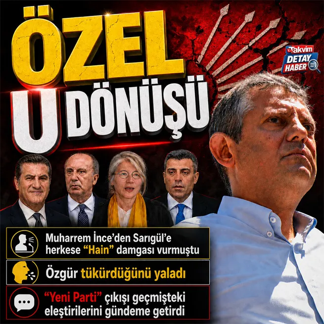 Özgür Özel, koltuk hırsı uğruna kendi geçmişini sıfırladı