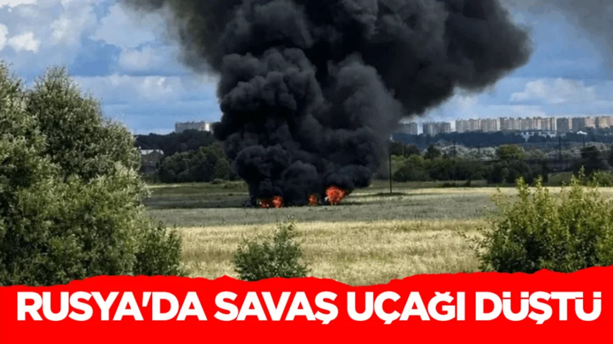 Rusya'da savaş uçağı düştü