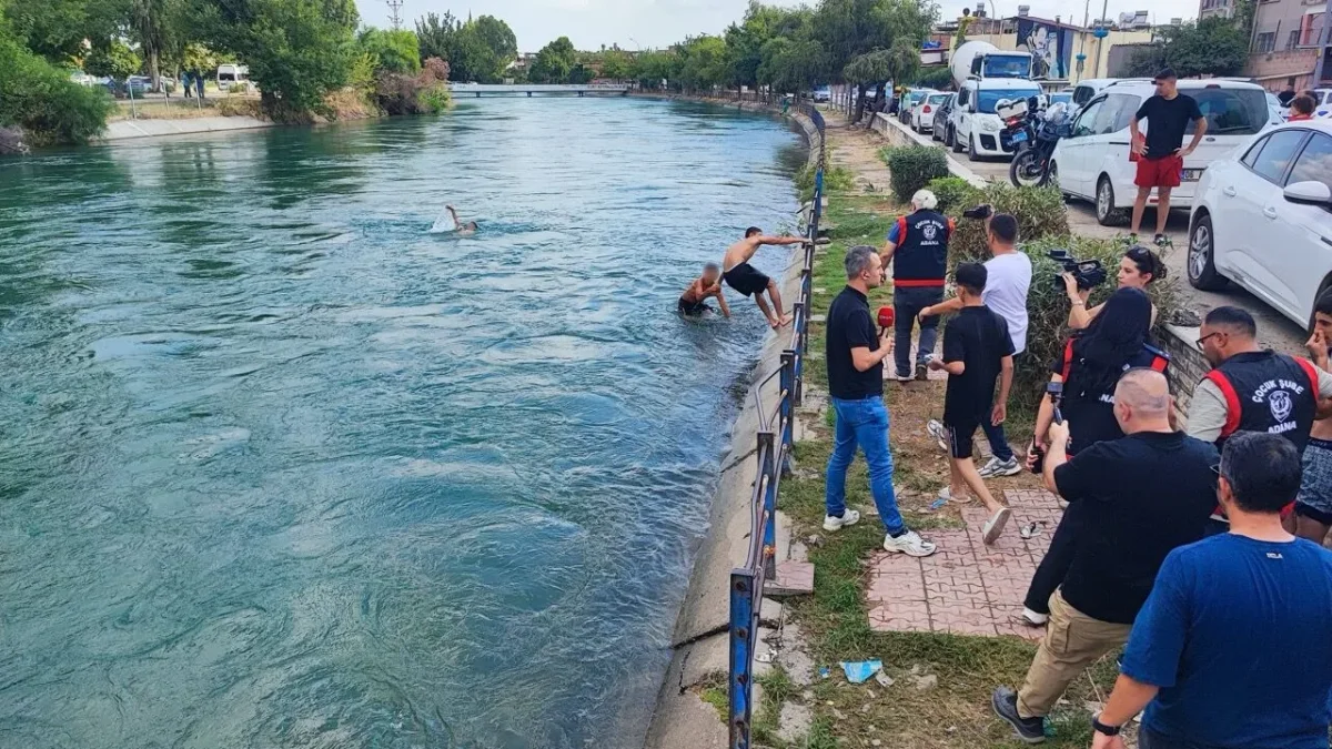 Adana'da sulama kanalına giren 7 kişiye 25 bin 942 TL ceza