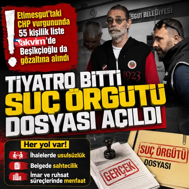 Etimesgut Belediyesi'ne yolsuzluk operasyonu