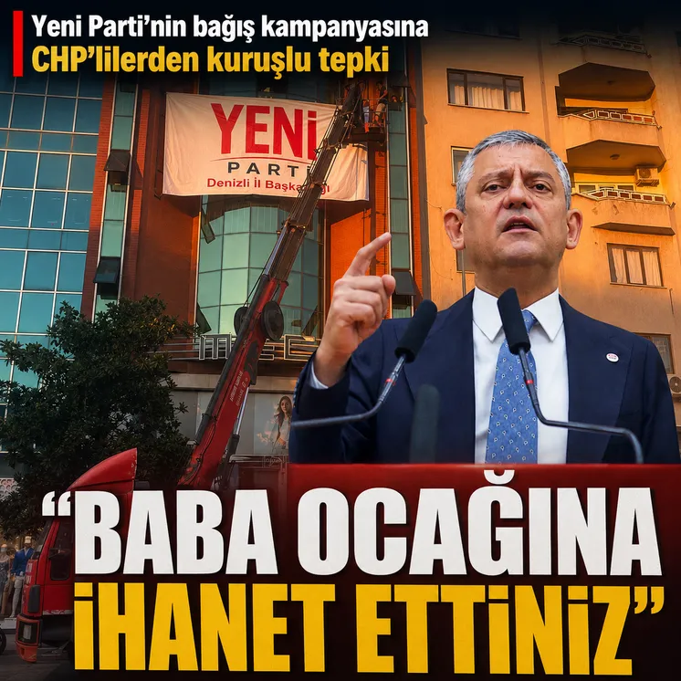 Yeni Parti’nin bağış kampanyası