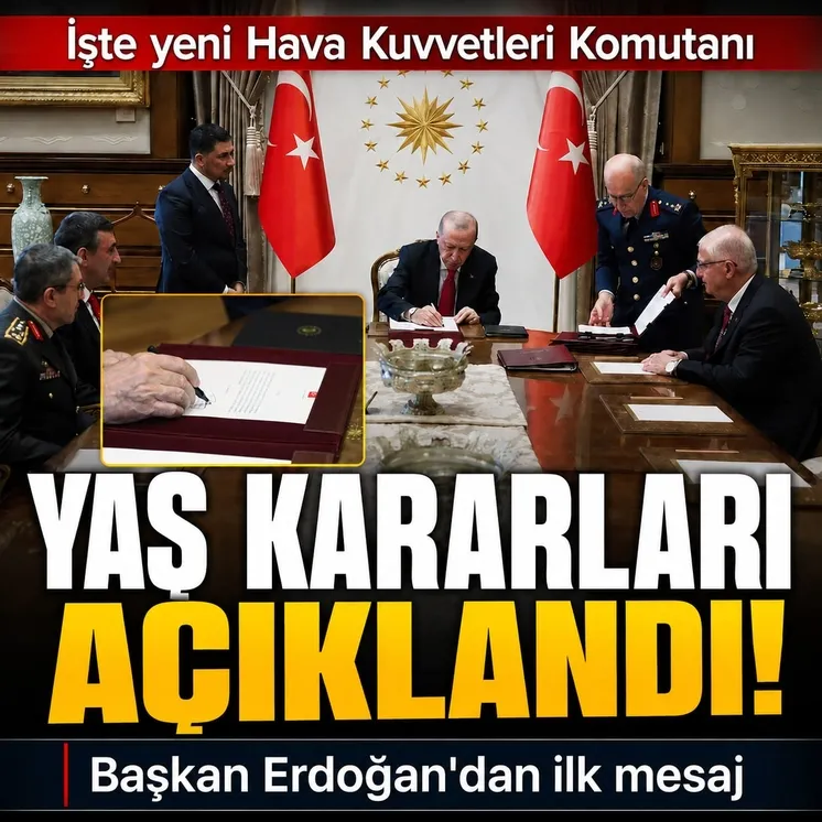 Yüksek Askeri Şura kararları açıklandı