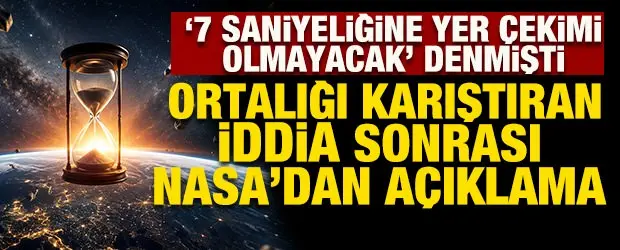 Nasa'dan cevap geldi