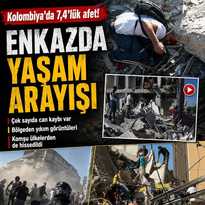 Kolombiya beşik gibi sallandı