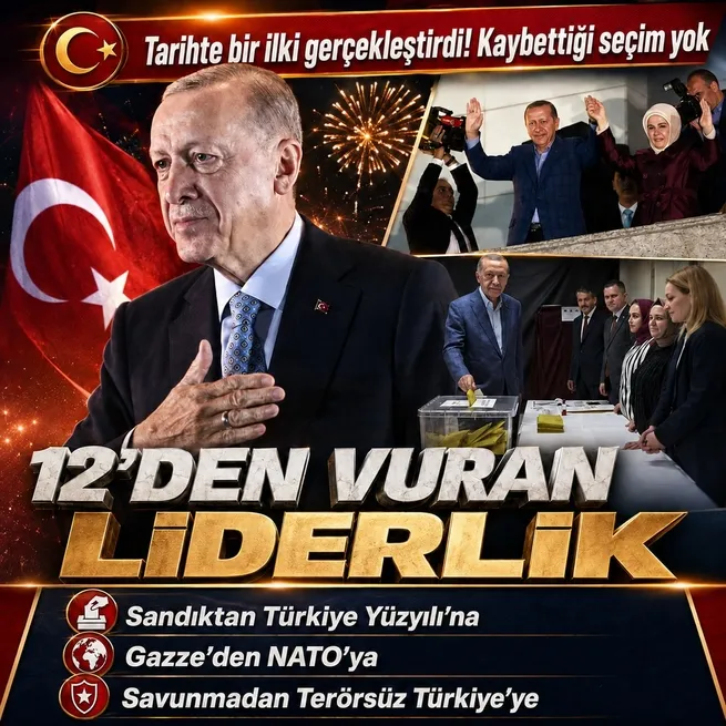 Erdoğan'ın görevde 12. yılı