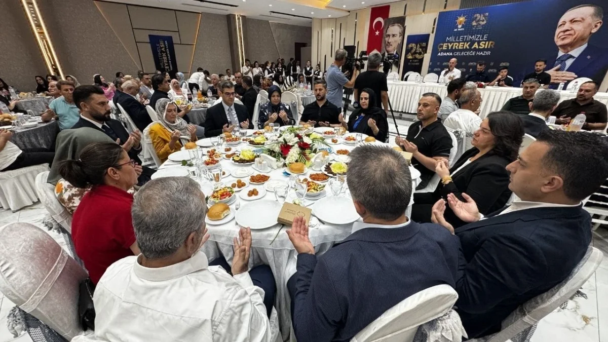 Adana ve Osmaniye'de AK Parti'nin kuruluşunun 25. yıl dönümü kapsamında