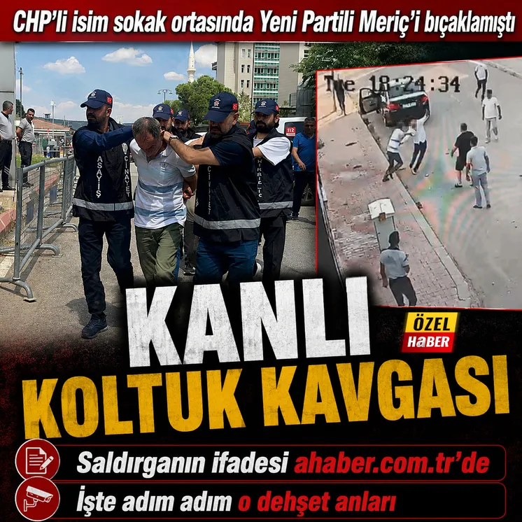 Yeni Parti Gaziantep Milletvekili Melih Meriç'i bıçaklayan