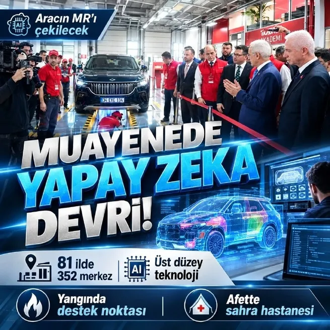 Araç muayenesinde yapay zeka dönemi